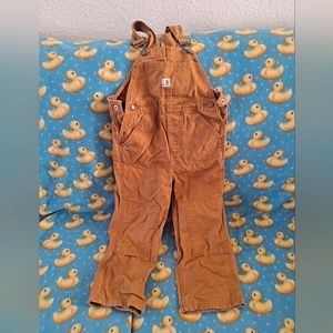 Toddler's Carhartt Bib Overalls Size 4T